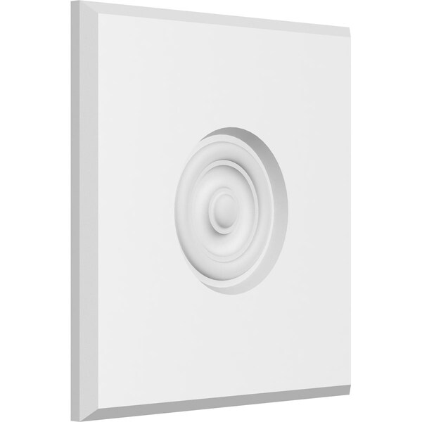 Ekena Millwork Standard Sedgwick Bullseye Rosette with Beveled Edge, 8"W x 8"H x 1/2"P ROSP080X080X050SDG03 - main